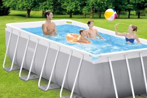 PISCINA DESMONTABLE INTEX PRISM FRAME RECTANGULAR 4 METROS