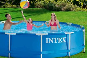PISCINA DESMONTABLE INTEX METAL FRAME REDONDA 3,6 METROS